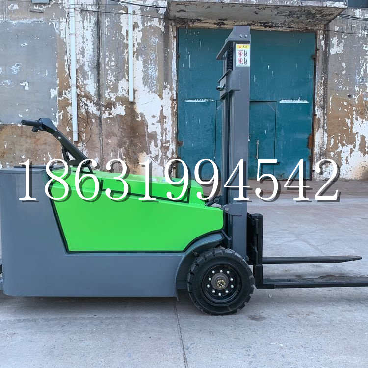 山南市小型电动叉车1吨2吨步行站驾式电瓶堆高充电装卸车液压升降车铲车